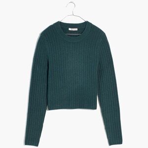 Madewell Readfield Pullover Sweater Shaded Evergreen Small